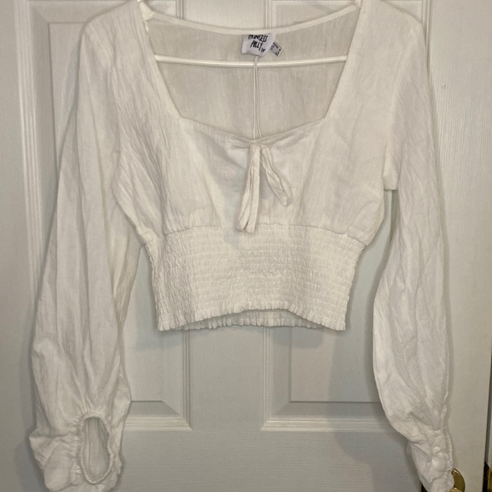 White Princess Polly top